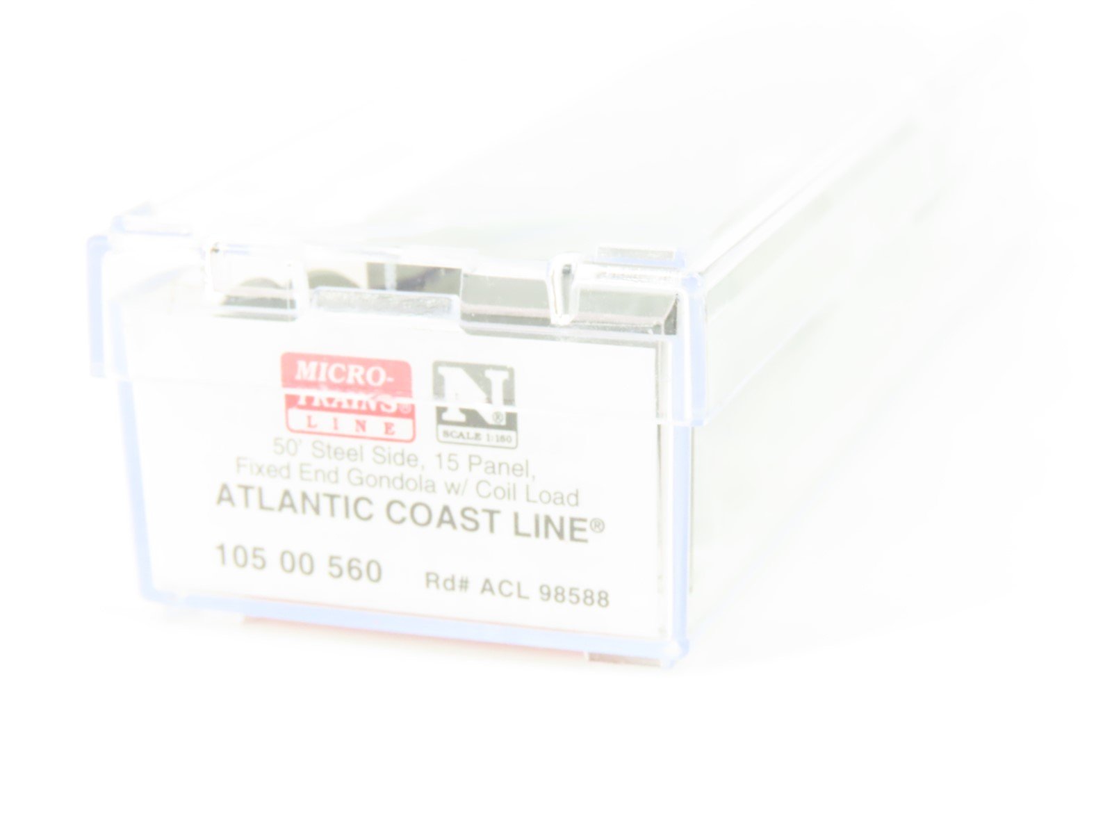 N Micro-Trains MTL 10500560 ACL Atlantic Coast Line 50' Gondola #98588 w/load