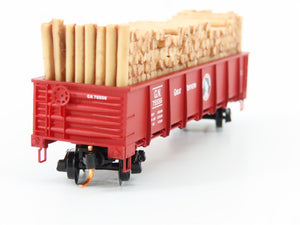 N Scale Micro-Trains MTL 08300051 GN Great Northern 40' Gondola #75556 w/load