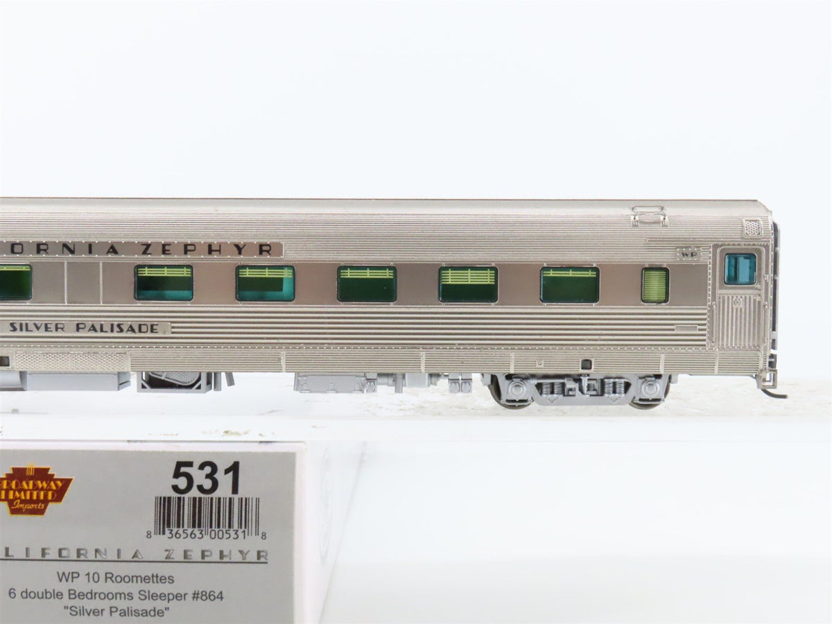 HO Scale Broadway Limited BLI 531 WP California Zephyr Sleeper Passenger