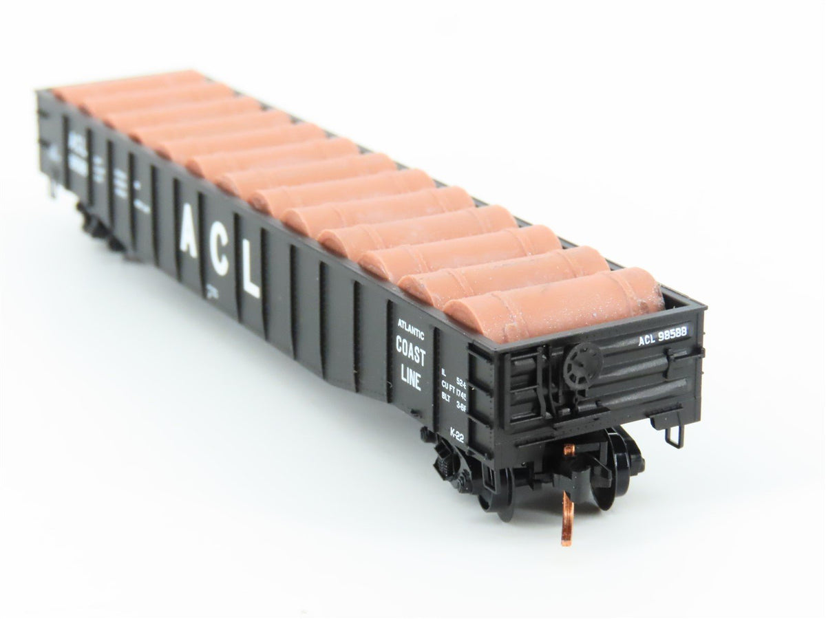 N Scale Micro-Trains MTL 10500560 ACL Atlantic Coast Line Gondola #98588 w/load