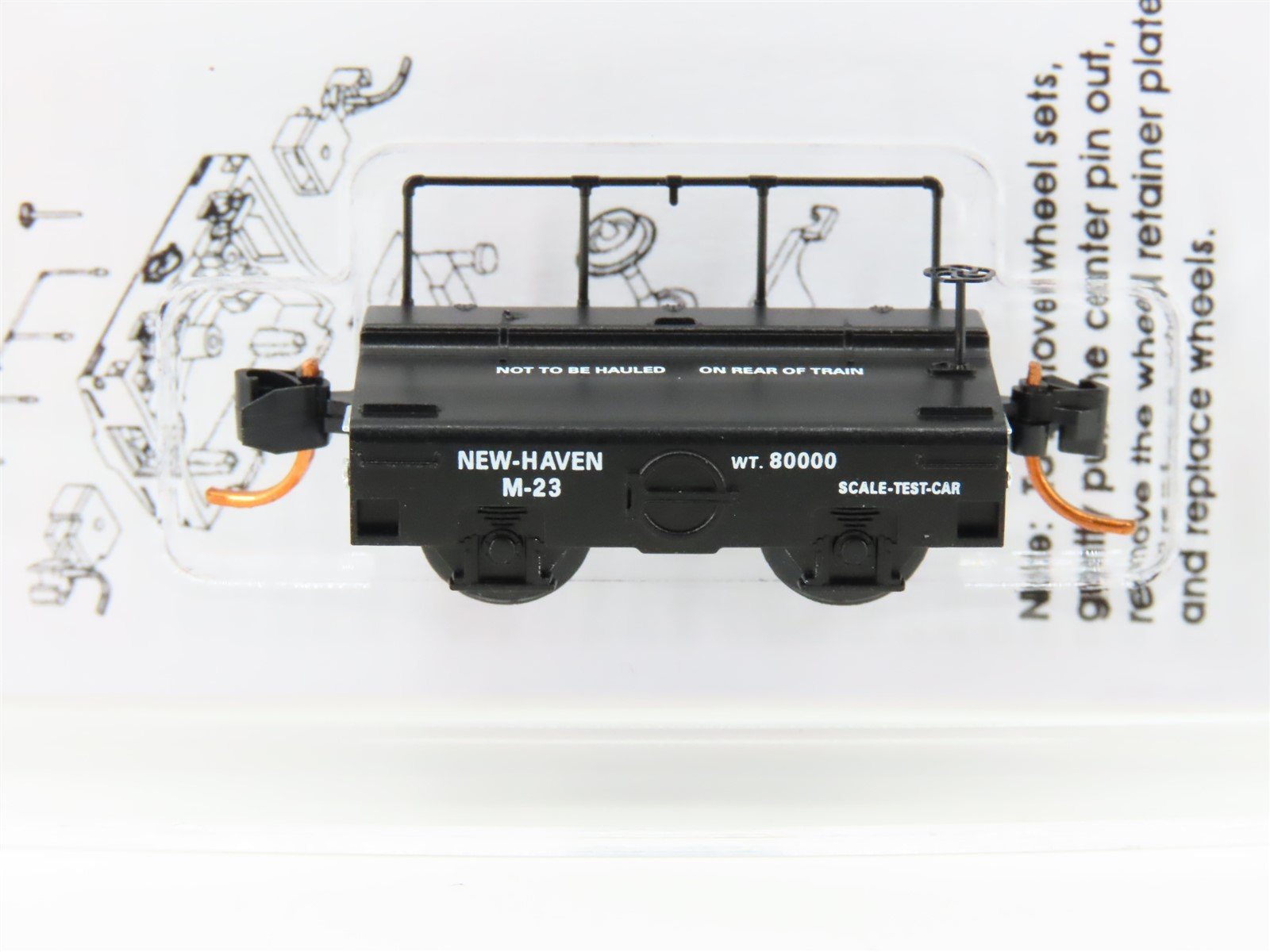 N Scale Micro-Trains MTL 12100080 NH New Haven Scale Test Car #M-23