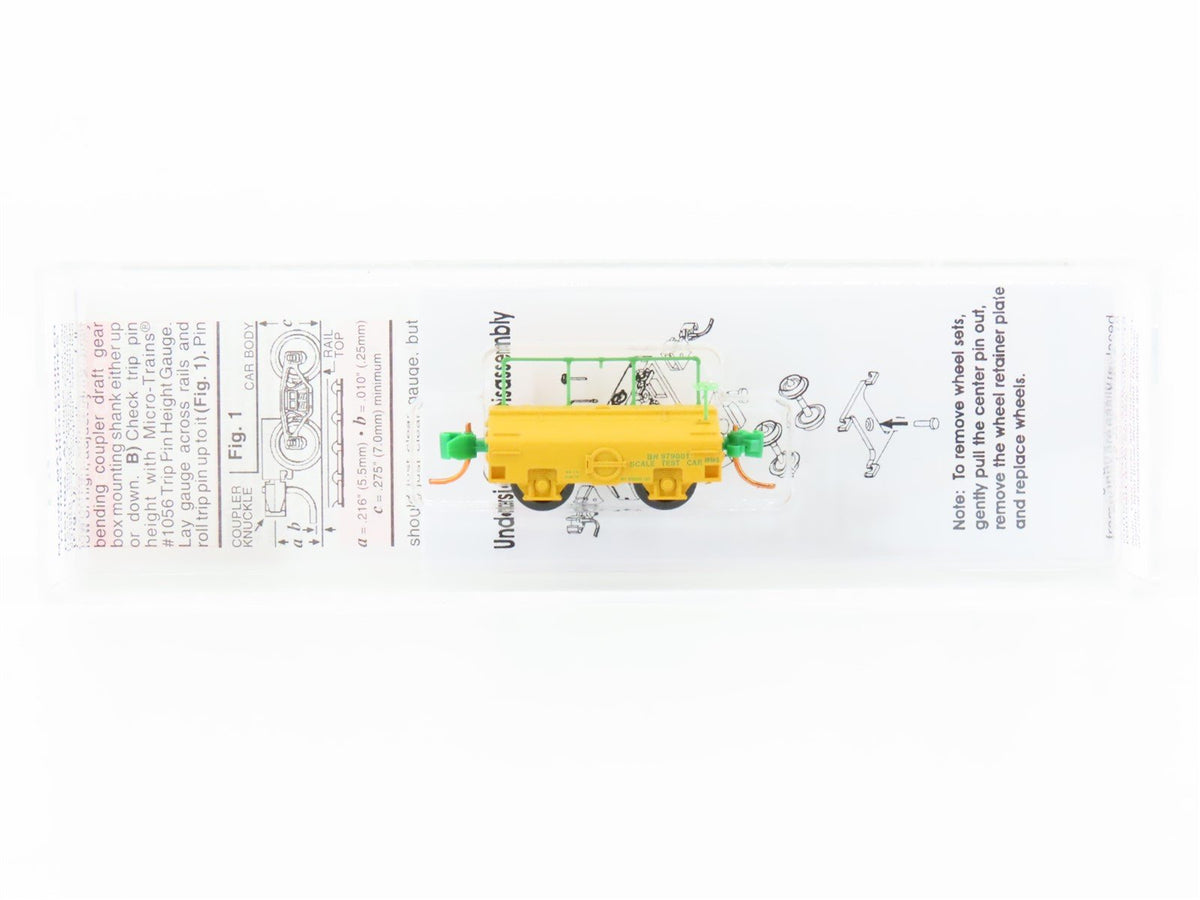 N Scale Micro-Trains MTL 12100070 BN Burlington Northern Scale Test Car #979001