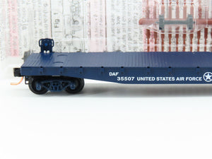 N Scale Micro-Trains MTL 45190 USAF United States Air Force 50' Flat Car #35507