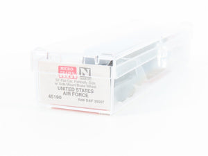 N Scale Micro-Trains MTL 45190 USAF United States Air Force 50' Flat Car #35507