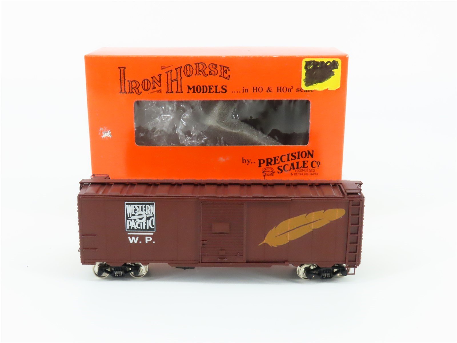 HO Iron Horse Models by Precision Scale Co. WP Western Pacific Feather Box Car