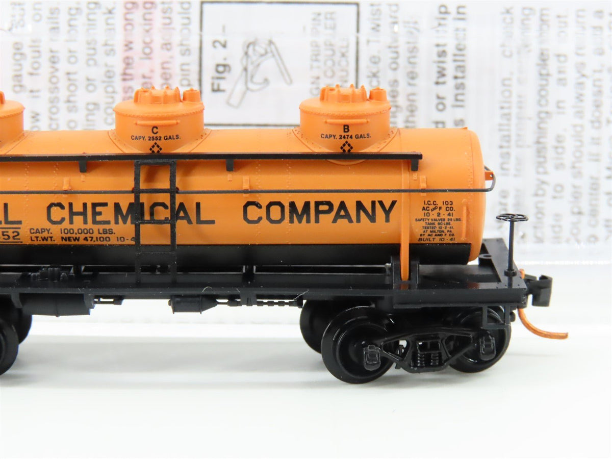 N Scale Micro-Trains MTL 06600012 SCMX Shell Chemical ACF 3 Dome Tank Car #652