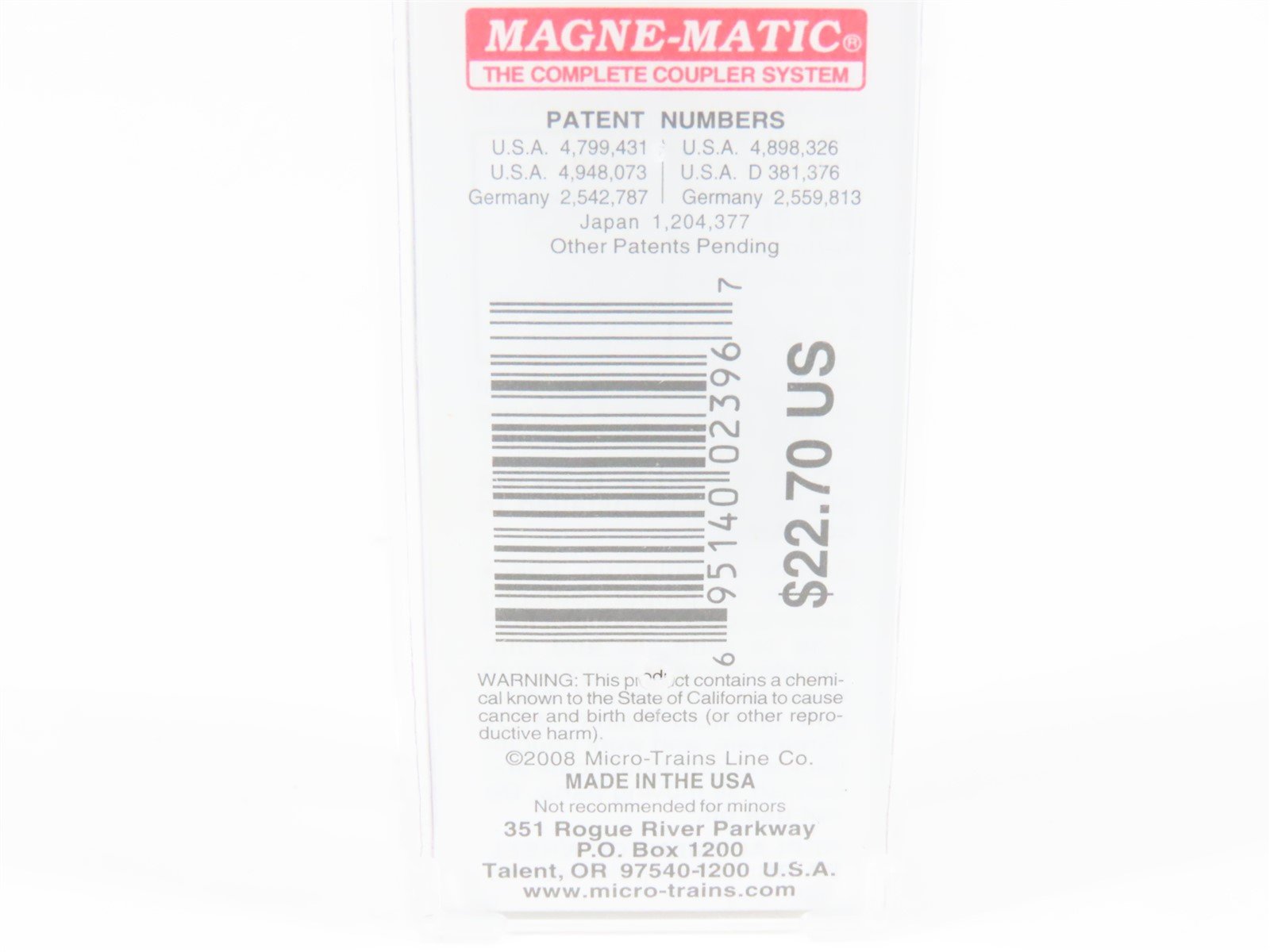 N Scale Micro-Trains MTL 06600020 NATX North American Car 3 Dome Tank Car #7018