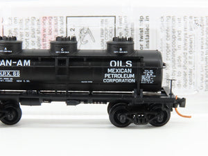 N Micro-Trains MTL 06600030 SHPX Shippers Car Line Pan-Am 3 Dome Tank Car #66