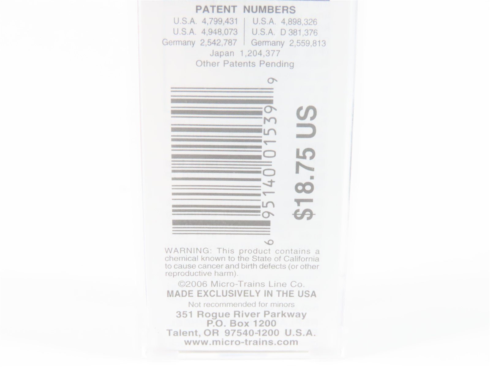 N Micro-Trains MTL 06500500 AESX AE Staley Mfg Co 39' Single Dome Tank Car #195