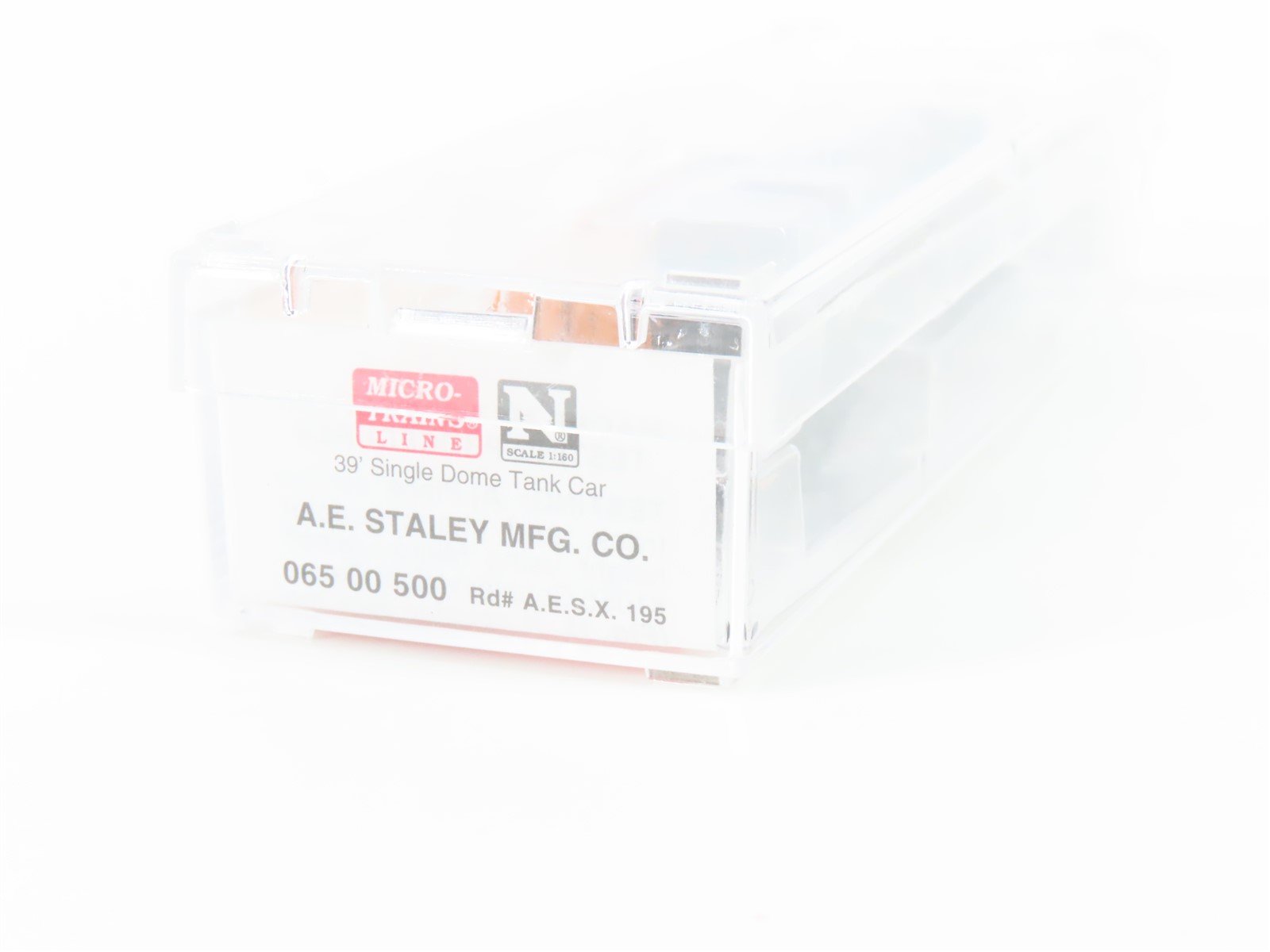 N Micro-Trains MTL 06500500 AESX AE Staley Mfg Co 39' Single Dome Tank Car #195
