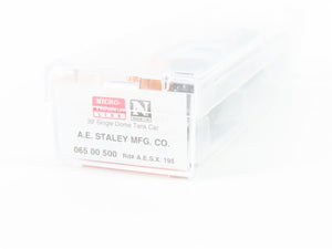 N Micro-Trains MTL 06500500 AESX AE Staley Mfg Co 39' Single Dome Tank Car #195