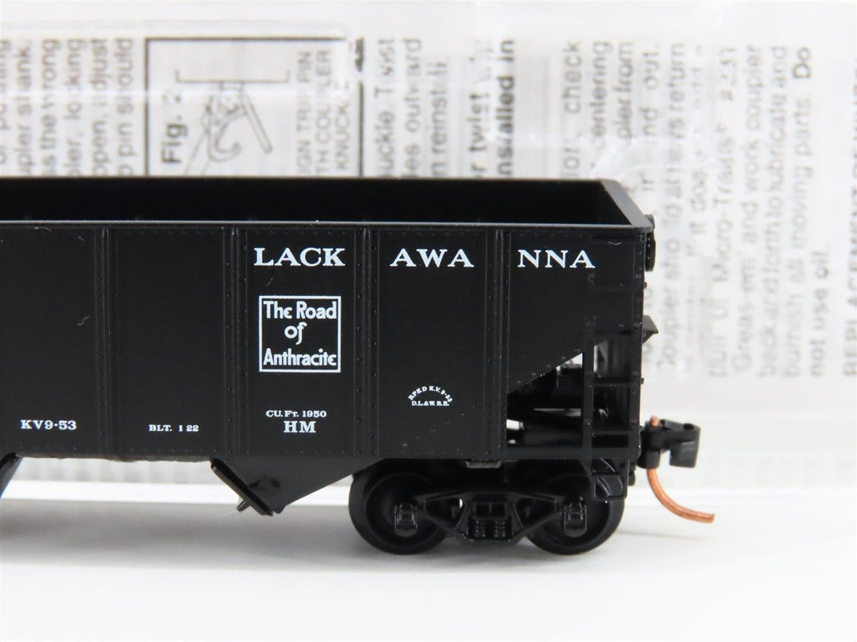 N Scale Micro-Trains MTL 56320 DL&amp;W Lackawanna 33&#39; 2-Bay Hopper #82209