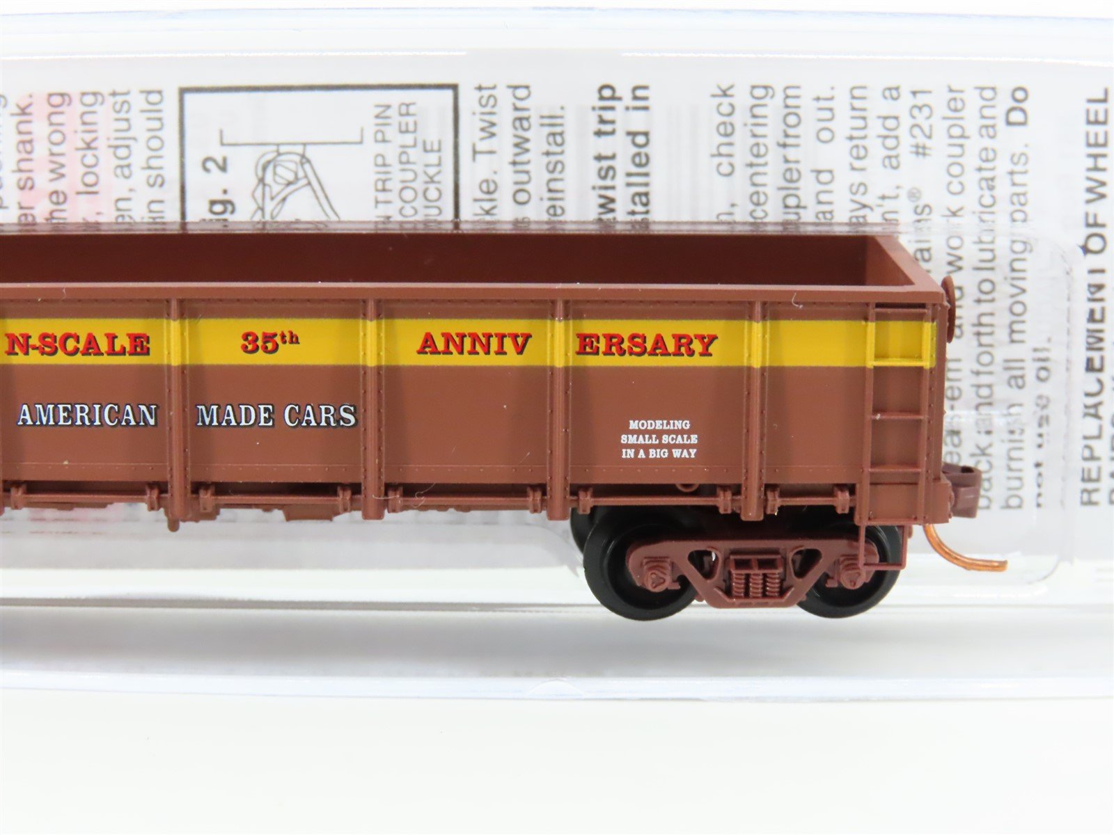 N Scale Micro-Trains MTL 08300035 MTL 35th Anniversary 40' Gondola #2007