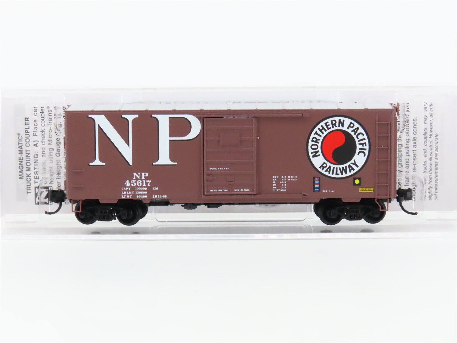 N Scale Micro-Trains MTL 07300320 NP Northern Pacific Single Door Box Car 45617