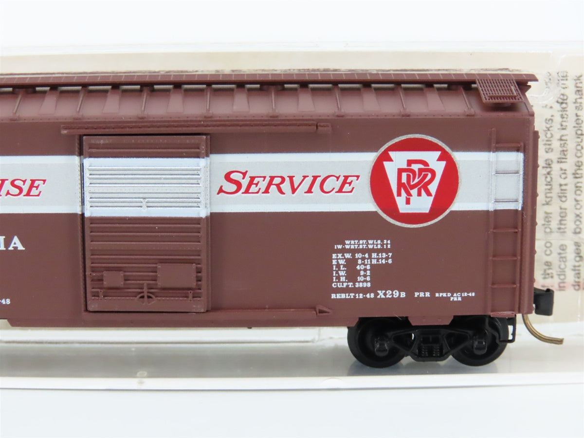 N Micro-Trains MTL 20066 PRR Pennsylvania Merchandise Service 40&#39; Box Car 30902