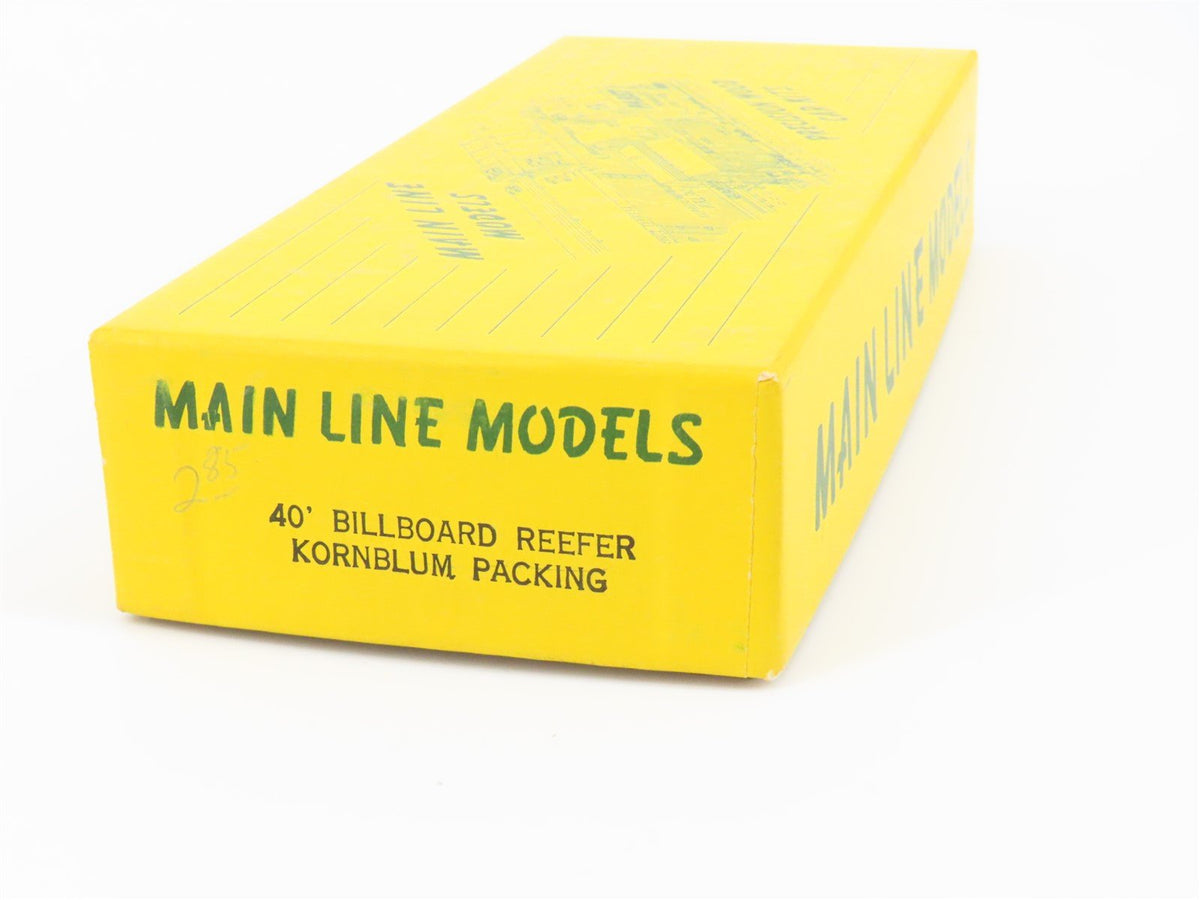 HO Scale Main Line Models Wood Kit MKPX Kornblum Packing Co 40&#39; Reefer #119