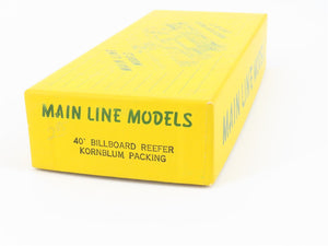 HO Scale Main Line Models Wood Kit MKPX Kornblum Packing Co 40' Reefer #119