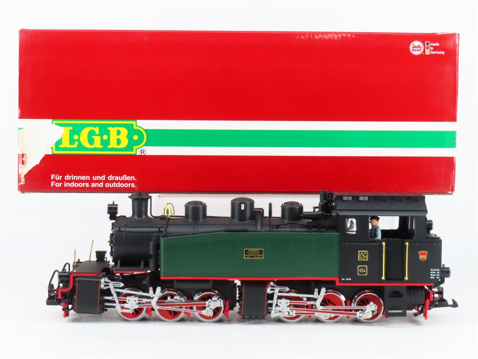 G LGB 20851 Z-T Zell & Todtnau Hanomag 0-6-6-0T Mallet Steam #104 w/ DCC & Sound