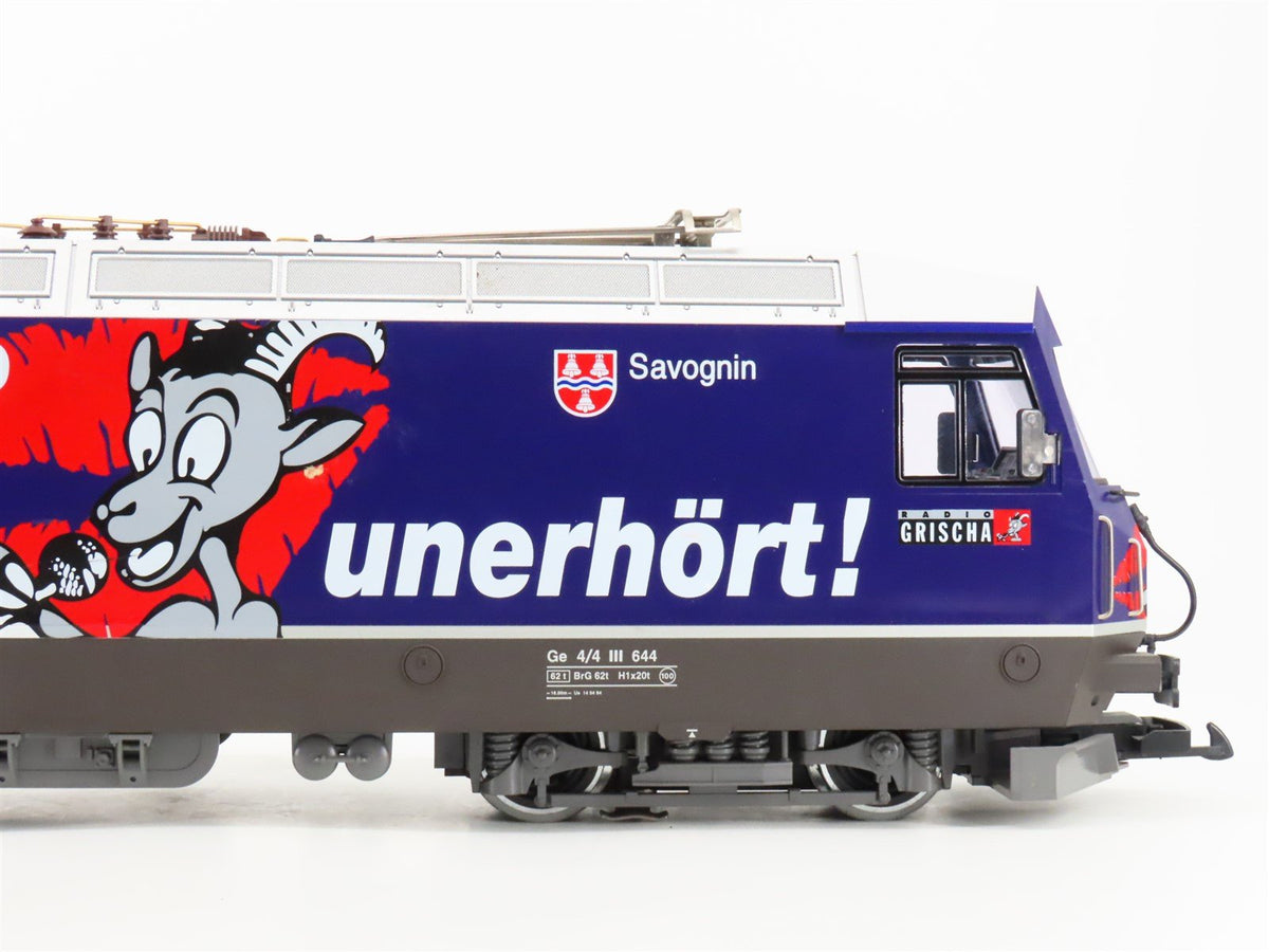 G Scale LGB 23420 RhB Savognin Ge 4/4III-Elloks Electric Loco #644 w/ DCC