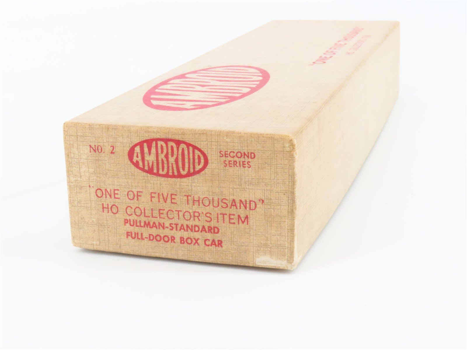 HO Scale Ambroid Wood Kit #2 Southern All-Door Pullman Box Car