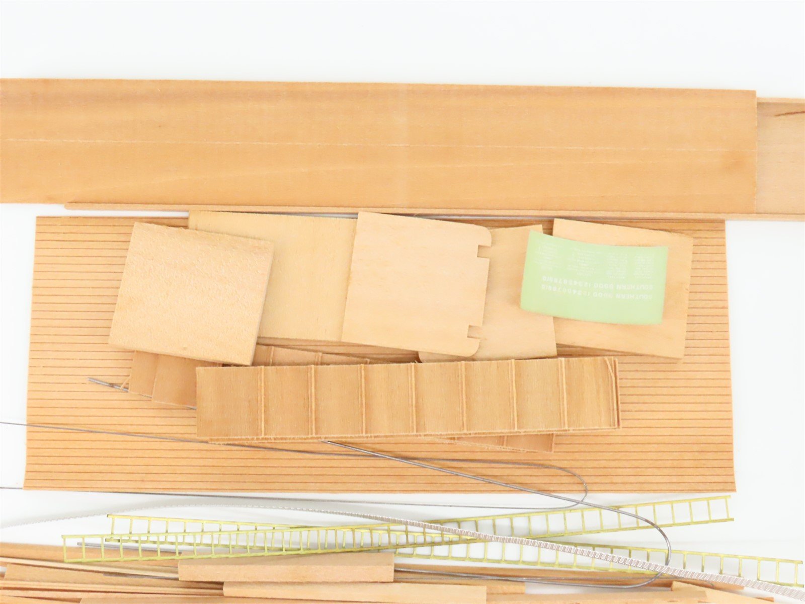 HO Scale Ambroid Wood Kit #2 Southern All-Door Pullman Box Car