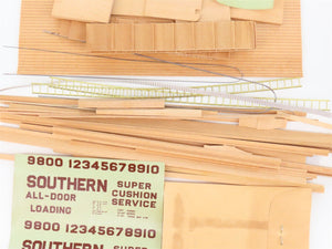 HO Scale Ambroid Wood Kit #2 Southern All-Door Pullman Box Car