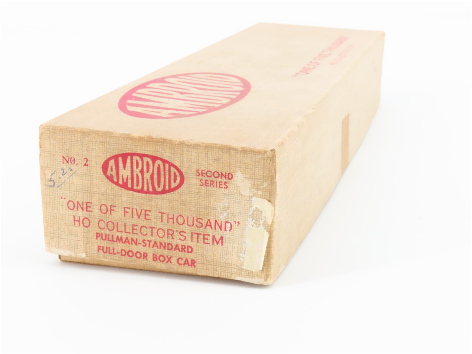 HO Scale Ambroid Wood Kit #2 Southern All-Door Pullman Box Car