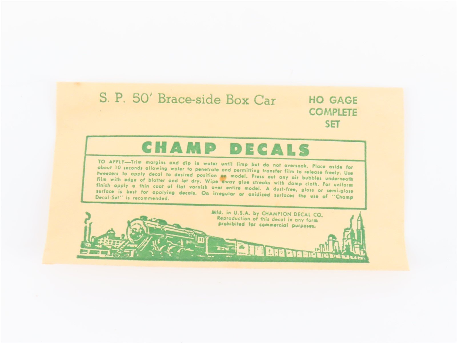 HO Scale Ambroid Wood Kit #1 SP Southern Pacific Automobile Box Car #67099