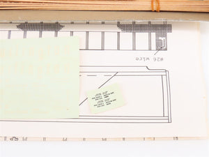 HO Scale Ambroid Wood Kit CB&Q Burlington Plug Door Box Car #47500