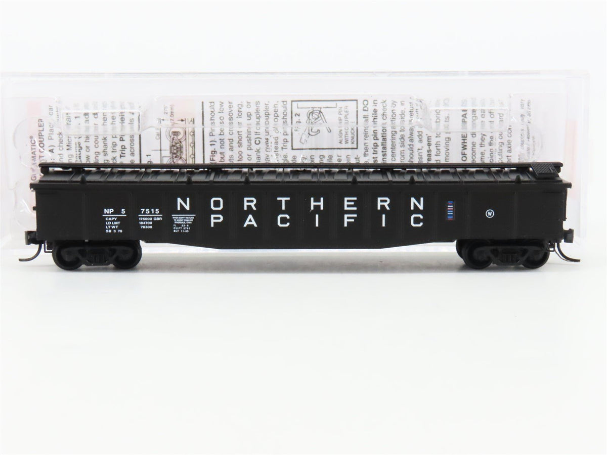 N Scale Micro-Trains MTL 10600140 NP Northern Pacific 50&#39; Gondola #57515