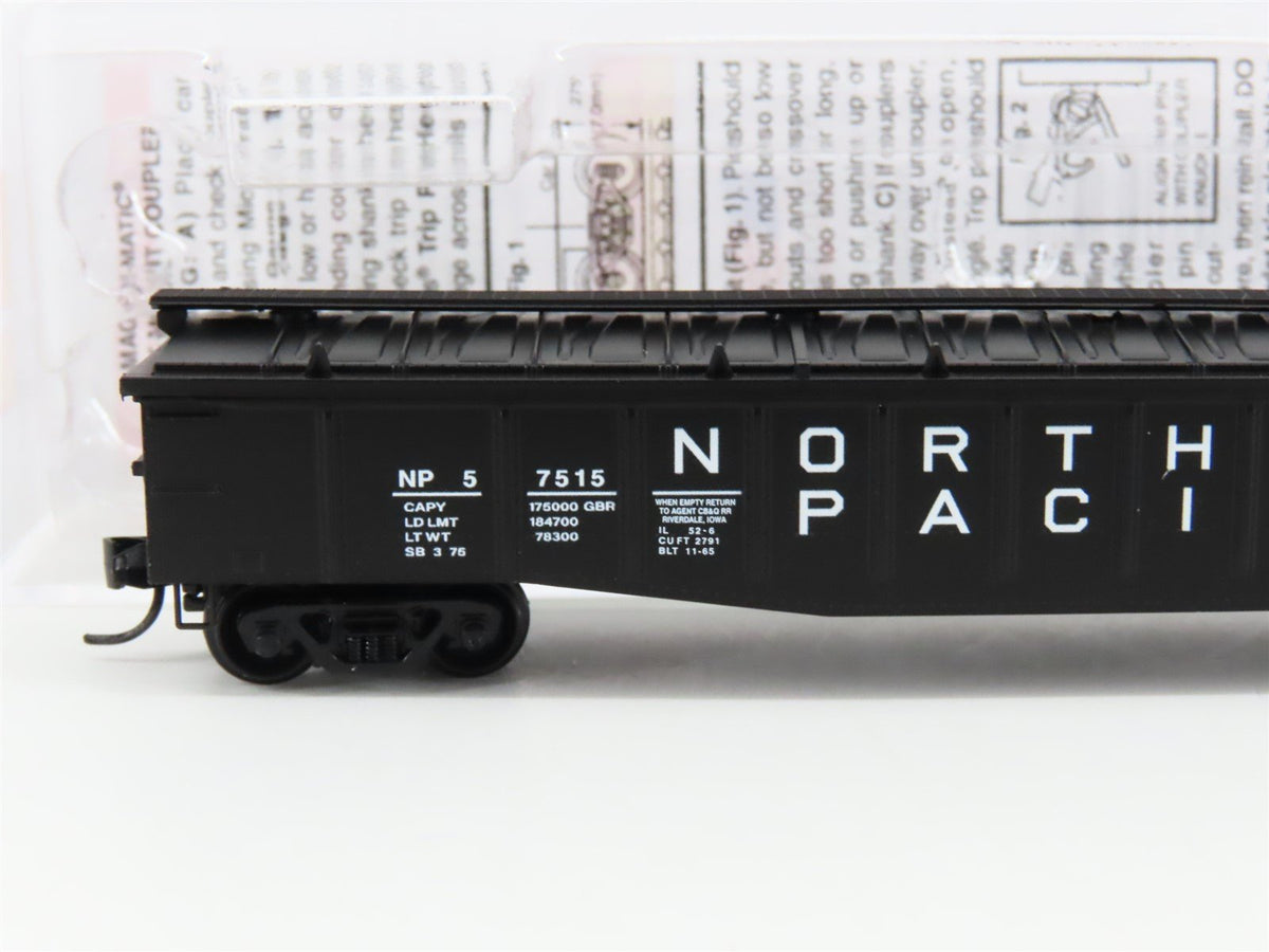 N Scale Micro-Trains MTL 10600140 NP Northern Pacific 50&#39; Gondola #57515