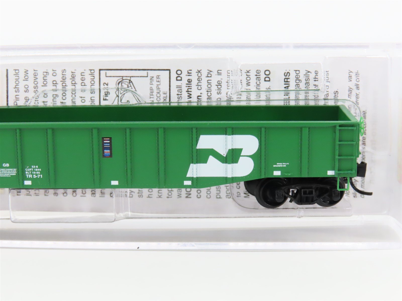 N Scale Micro-Trains MTL 10500641 BN Burlington Northern 50' Gondola #558051