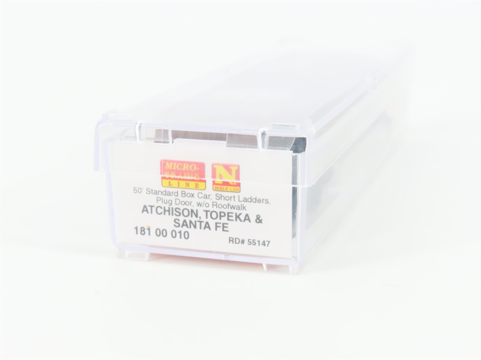 N Scale Micro-Trains MTL 18100010 ATSF Santa Fe 50' Plug Door Box Car #55147