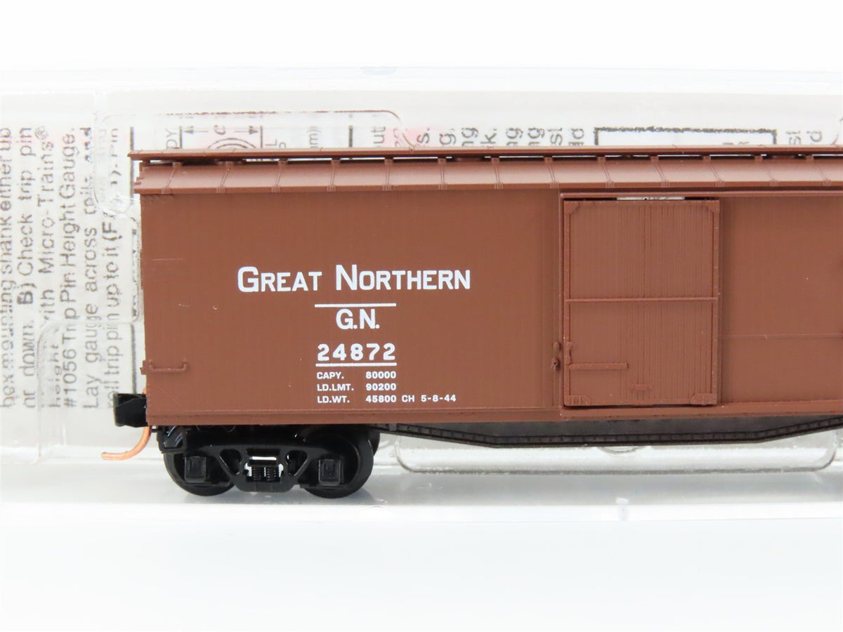 N Scale Micro-Trains MTL 42080 GN Glacier National Park 40&#39; Box Car #24872