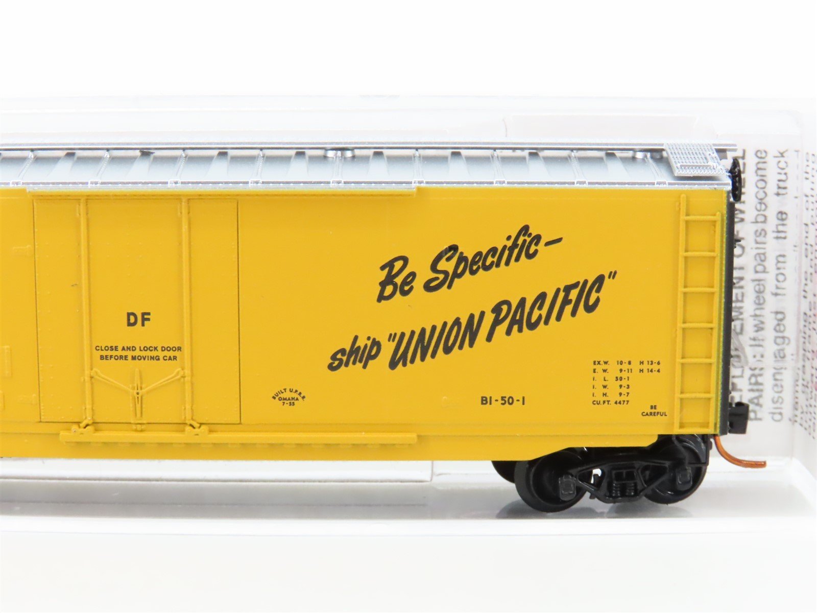 N Scale Micro-Trains MTL 03200390 UP Union Pacific 50' Standard Box Car #499055