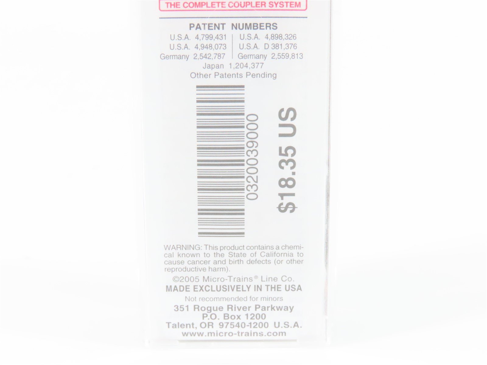 N Scale Micro-Trains MTL 03200390 UP Union Pacific 50' Standard Box Car #499055