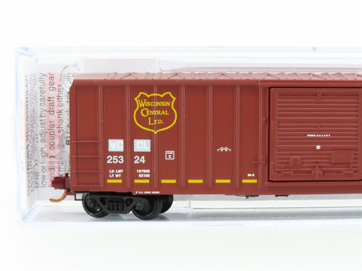 N Scale Micro-Trains MTL 02500680 WCCL Wisconsin Central 50&#39; Box Car #25324
