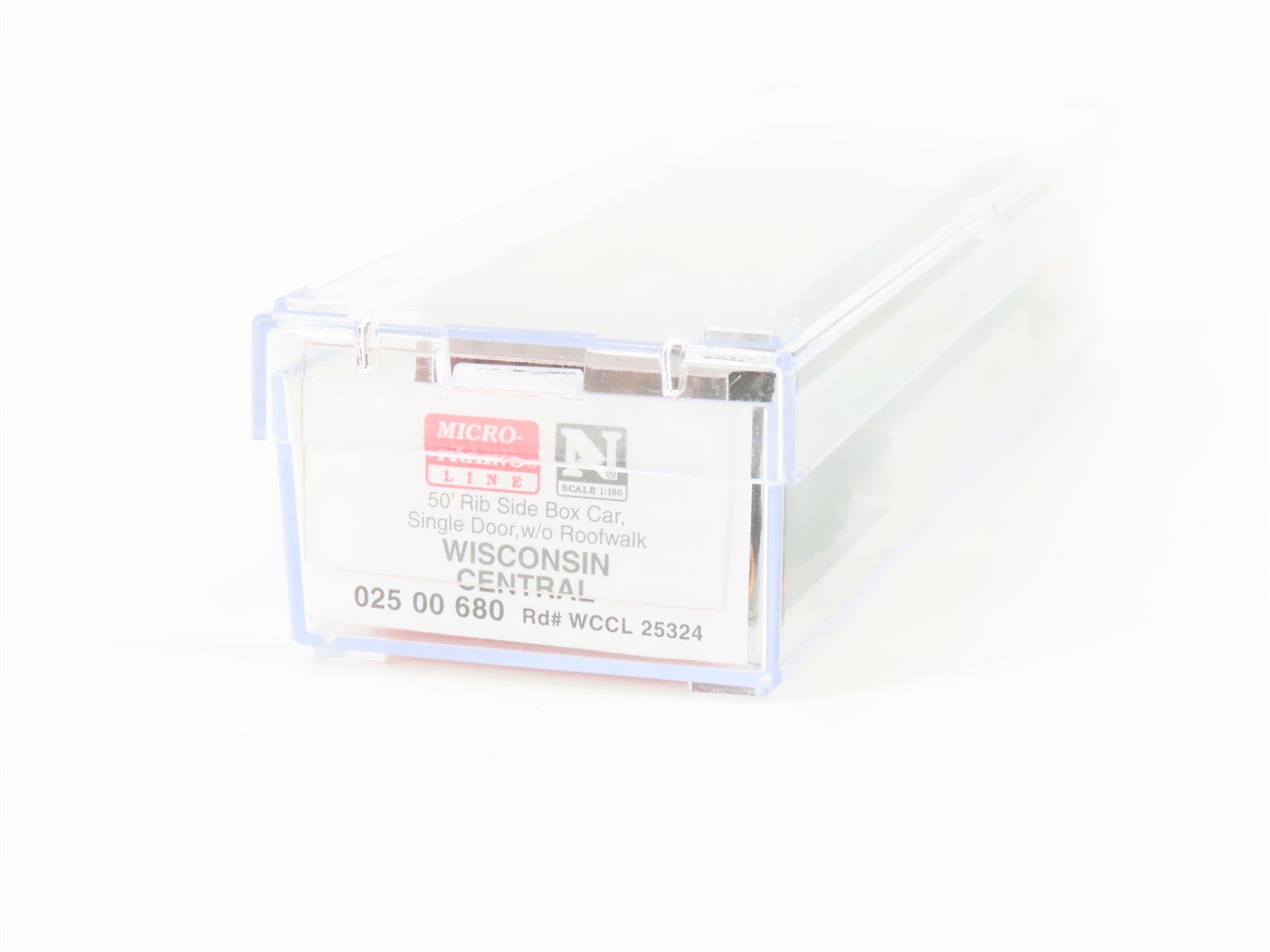 N Scale Micro-Trains MTL 02500680 WCCL Wisconsin Central 50' Box Car #25324