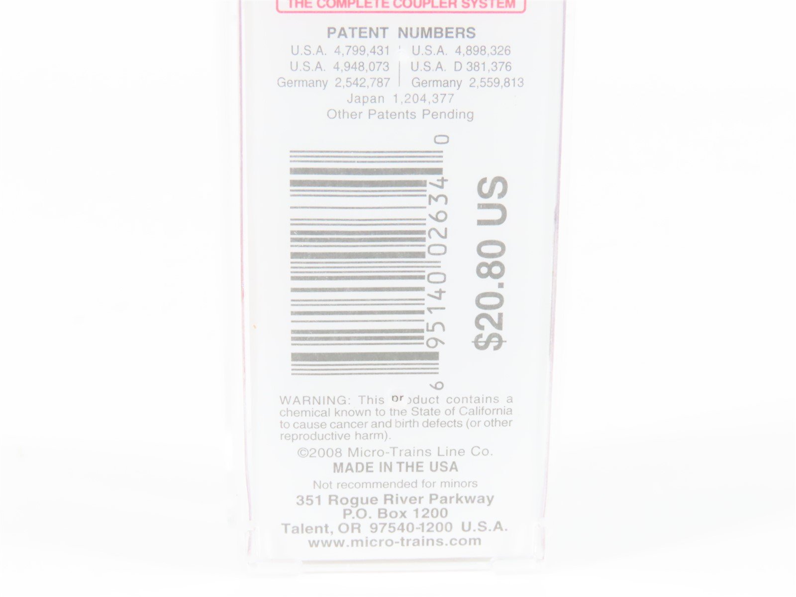 N Micro-Trains MTL 07300082 MKT Missouri Kansas Texas 40' Standard Box Car #5535