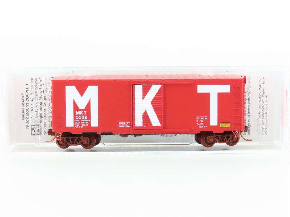 N Micro-Trains MTL 07300081 MKT Missouri Kansas Texas 40&#39; Standard Box Car #5532
