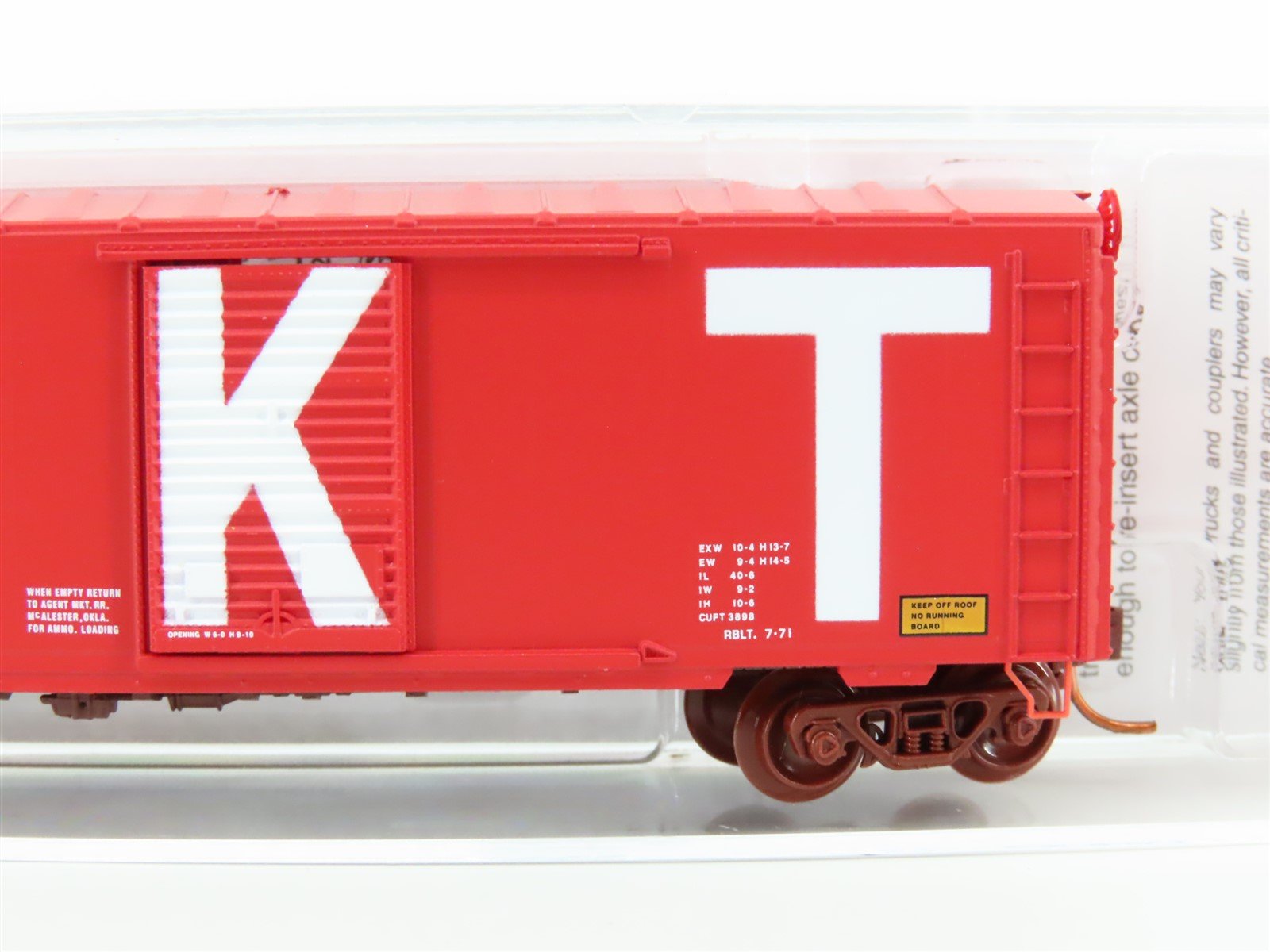 N Micro-Trains MTL 07300081 MKT Missouri Kansas Texas 40' Standard Box Car #5532