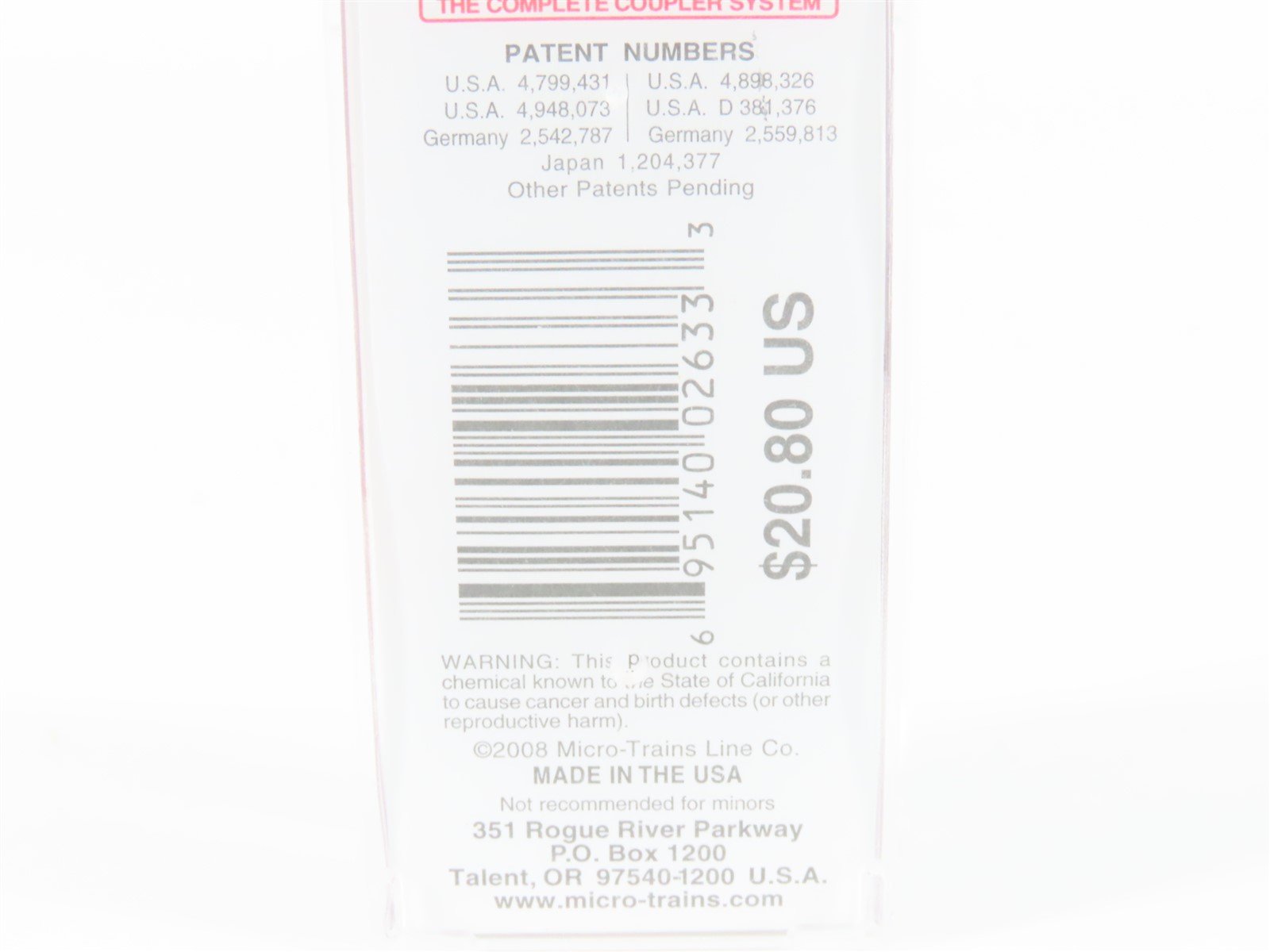 N Micro-Trains MTL 07300081 MKT Missouri Kansas Texas 40' Standard Box Car #5532