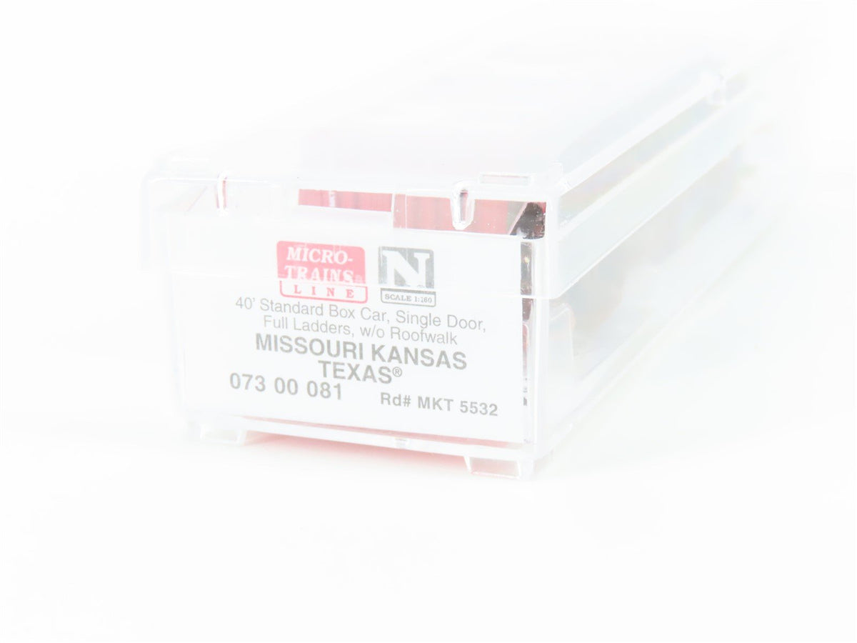 N Micro-Trains MTL 07300081 MKT Missouri Kansas Texas 40&#39; Standard Box Car #5532