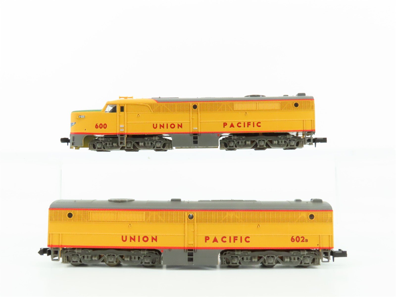 N Scale Life-Like 7083/7085 UP Union Pacific ALCO PA/PB Diesel Set #600/602B