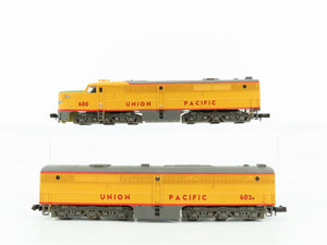 N Scale Life-Like 7083/7085 UP Union Pacific ALCO PA/PB Diesel Set #600/602B