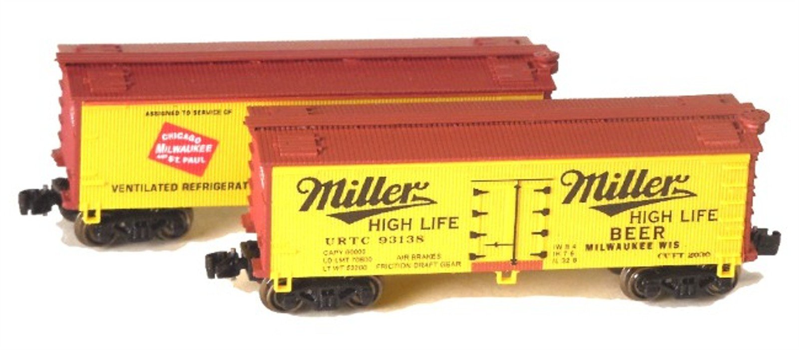 Z FULL THROTTLE FTCOL72 URTC "Wisconsin Coolers" 34' Woodside Reefers Set #1