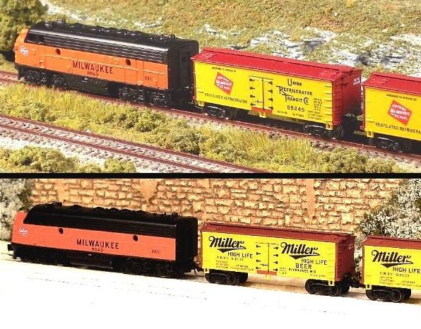 Z FULL THROTTLE FTCOL72 URTC &quot;Wisconsin Coolers&quot; 34&#39; Woodside Reefers Set #1