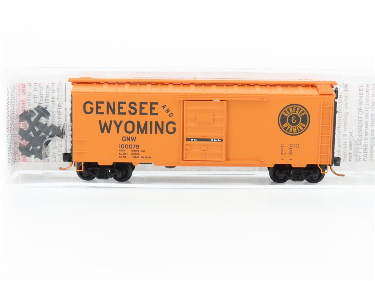 N Scale Micro-Trains MTL 02000706 GNW Genesee &amp; Wyoming 50&#39; Box Car #100079