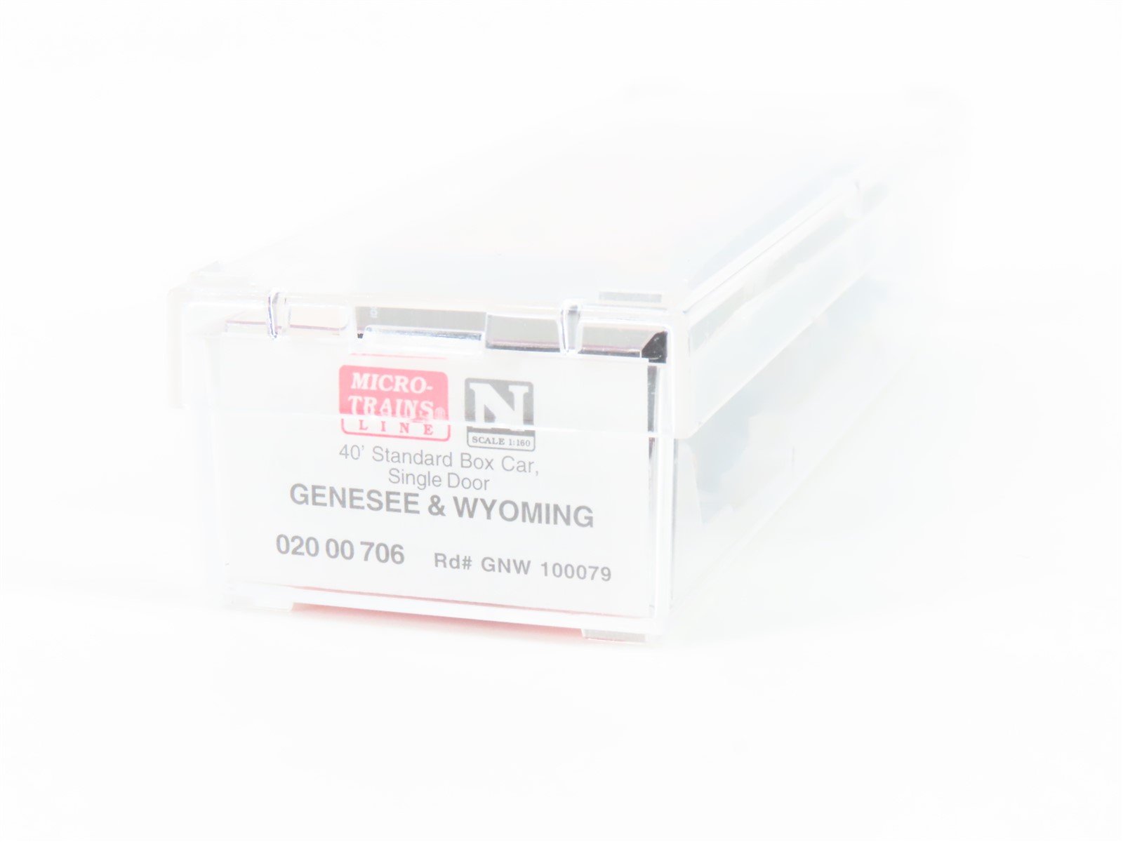 N Scale Micro-Trains MTL 02000706 GNW Genesee & Wyoming 50' Box Car #100079