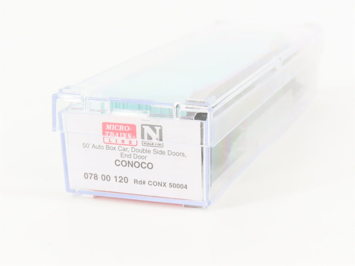 N Scale Micro-Trains MTL 07800120 CONX Conoco 50&#39; Automobile Box Car #50004
